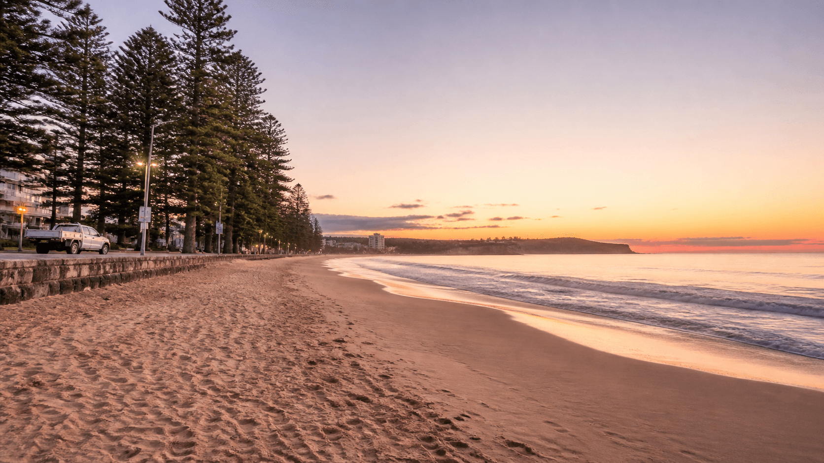 Northern Beaches at sunset